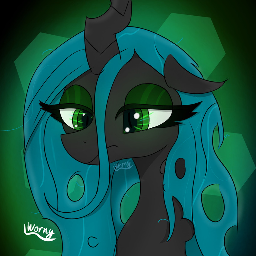 queen chrysalis (friendship is magic and etc) created by worny
