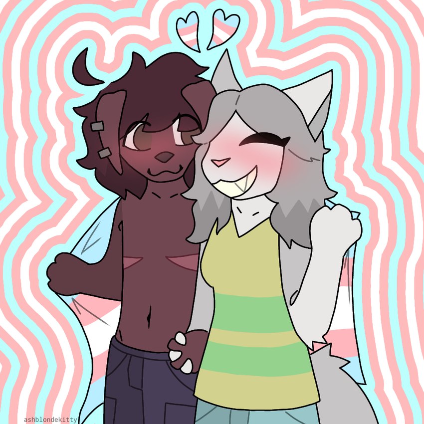 rex and yuna created by ashblondekittyy