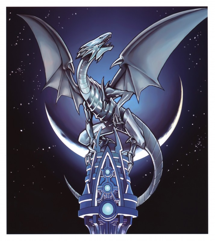 blue-eyes white dragon (european mythology and etc) created by takahashi kazuki