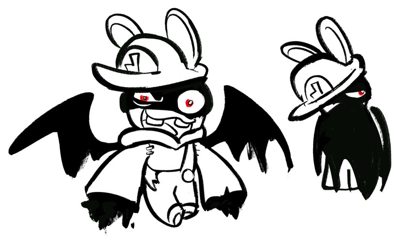rabbid luigi and rabbid mr. l (mario plus rabbids kingdom battle and etc) created by altermentality
