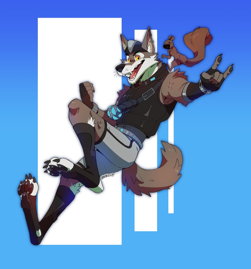 walnut and wendell (epic games and etc) created by komoroshi (artist)