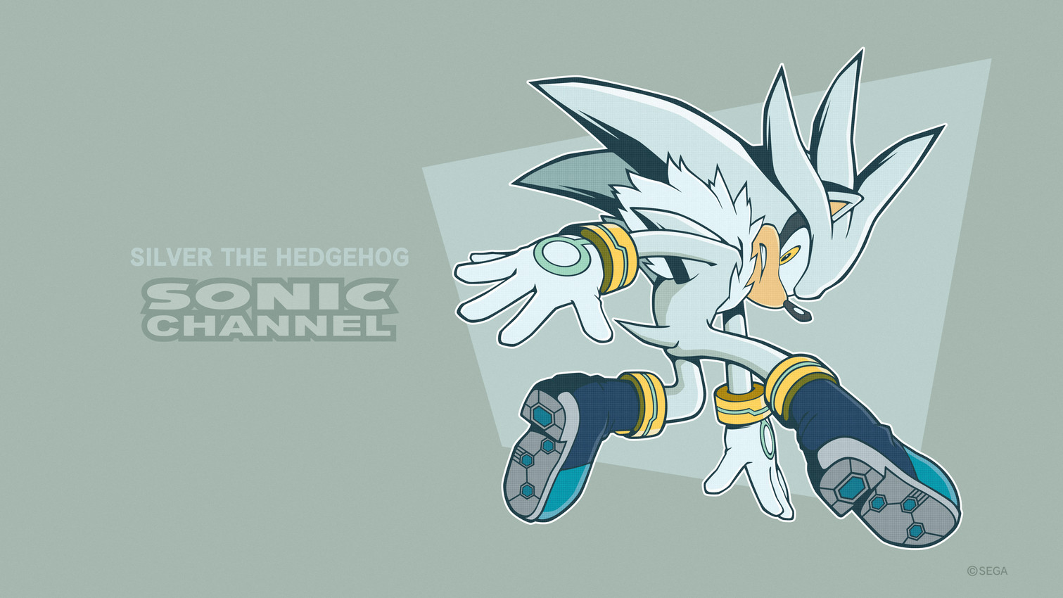 silver the hedgehog (sonic the hedgehog (series) and etc) created by yuji uekawa