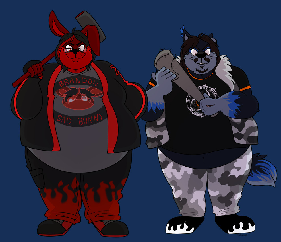 brandon-x and james "ashley" potter jr. created by beastofeuthanasia