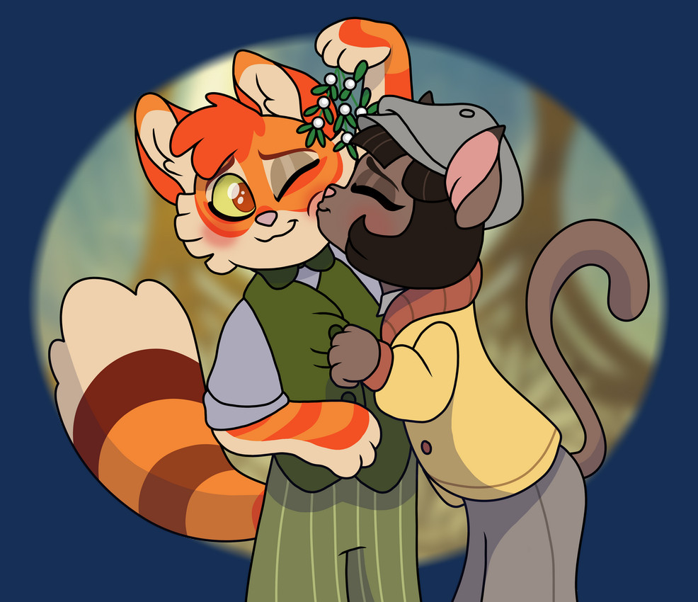 calvin mcmurray and ivy pepper (lackadaisy and etc) created by liv-and-b-merry