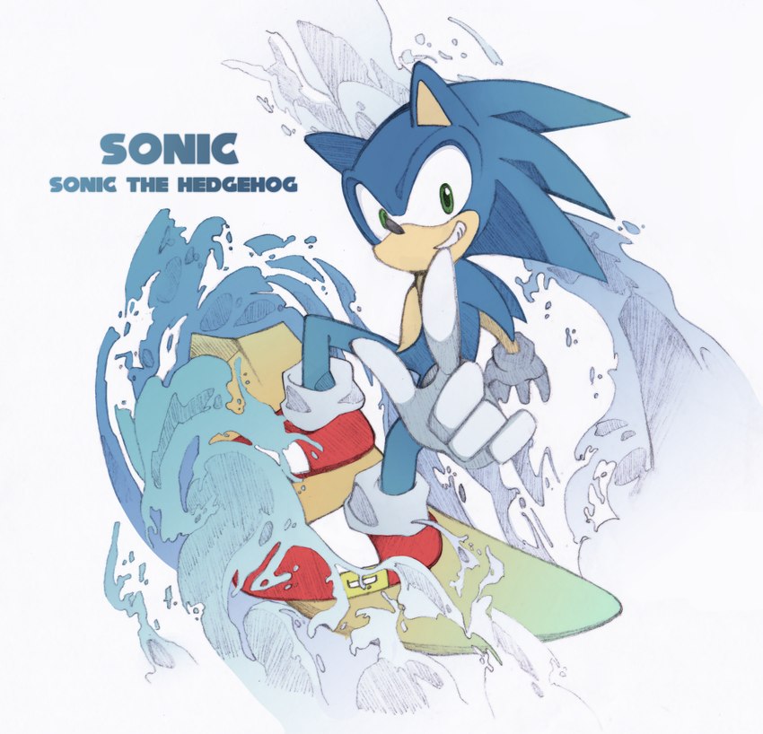 sonic the hedgehog (sonic the hedgehog (series) and etc) created by ronin(pixiv)