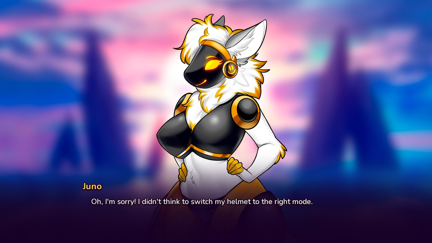 juno (my furry protogen) created by zhadart