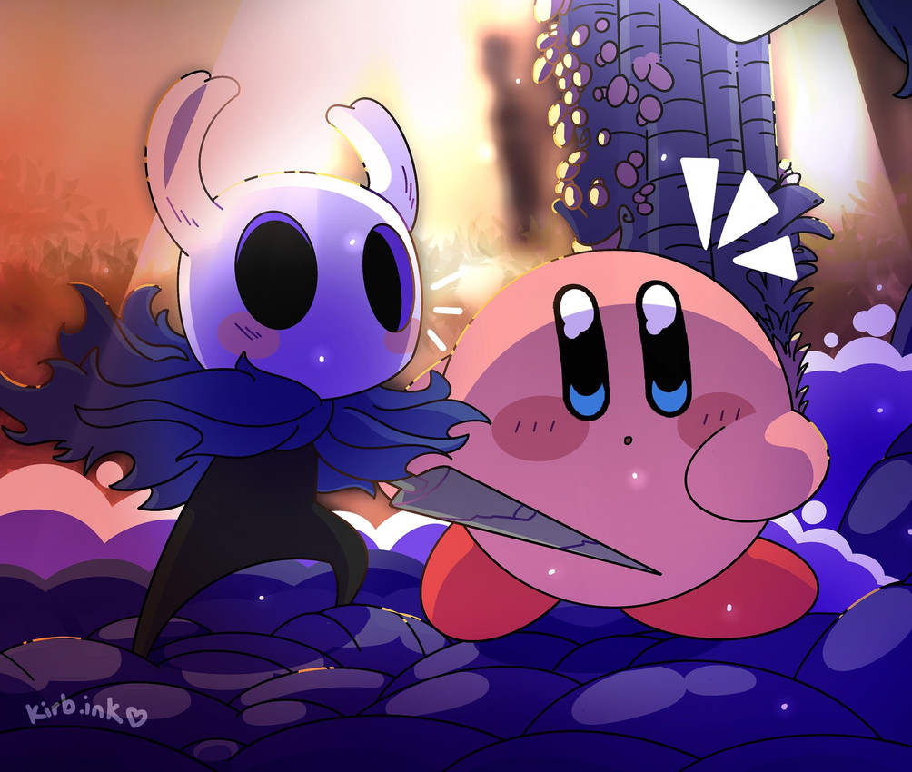kirby and the knight (kirby (series) and etc) created by kirbink