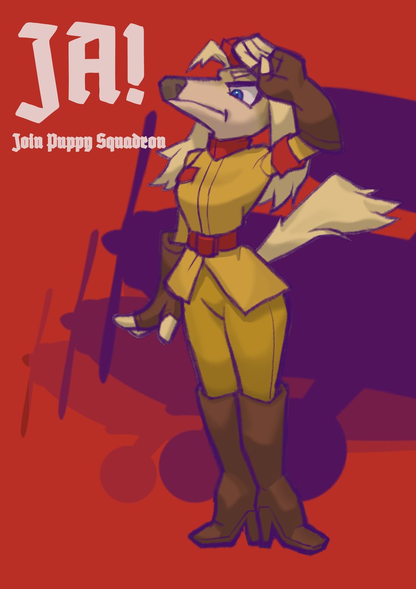 sergeant o'fera (cuphead (game)) created by tass the bovine