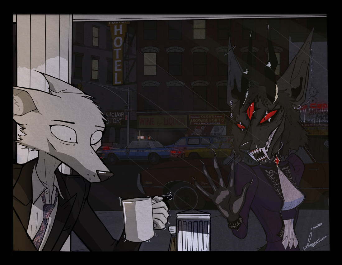 dante and seriphus created by darkryn (artist)