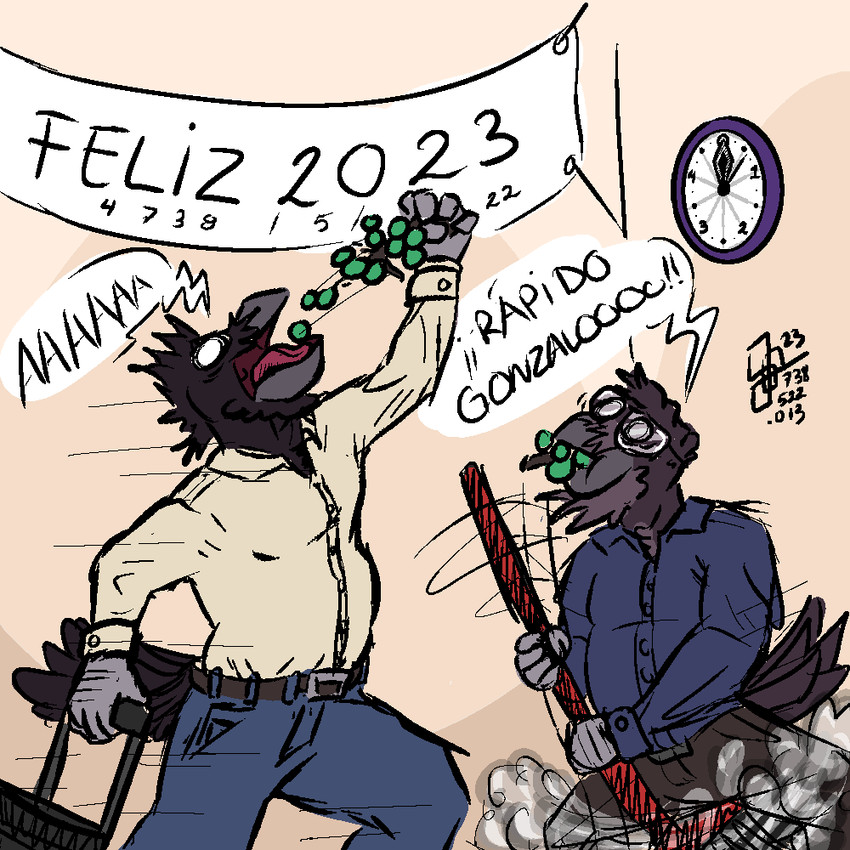 gonzalo and hernan (new year 2023 and etc) created by cerdeorhys