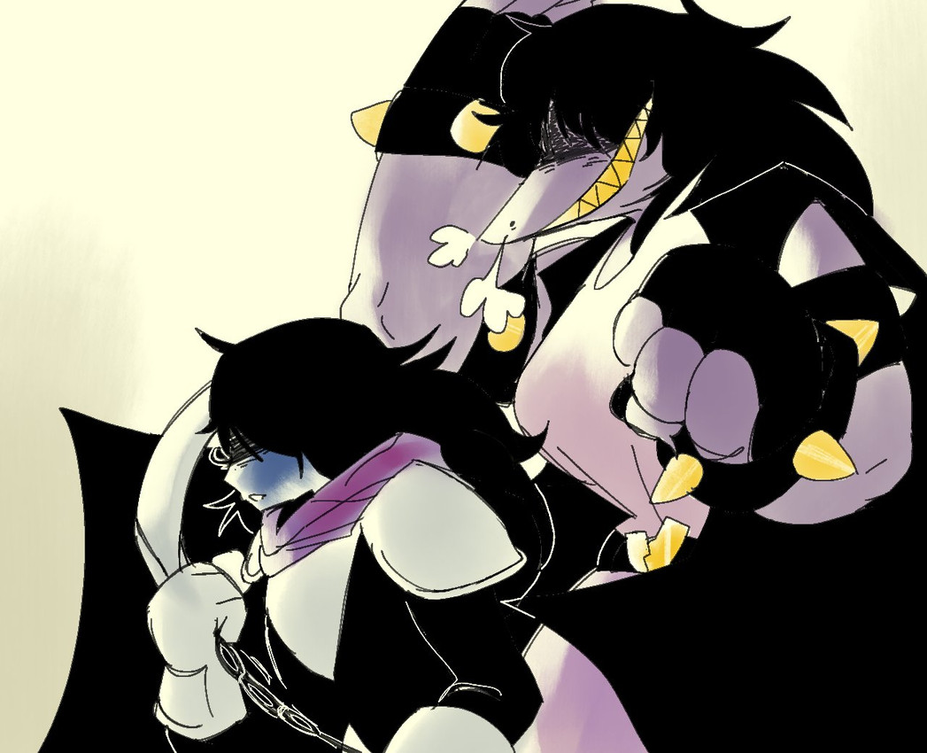 kris and susie (undertale (series) and etc) created by 2ape0