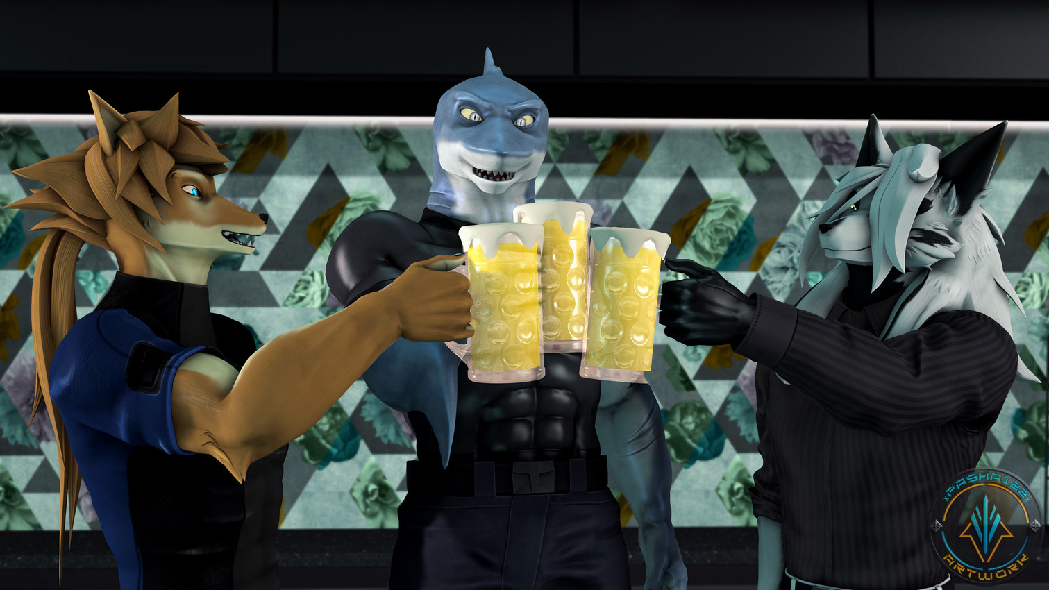 alan, hammerhead, jaclak, and tiangou created by xpasha122x