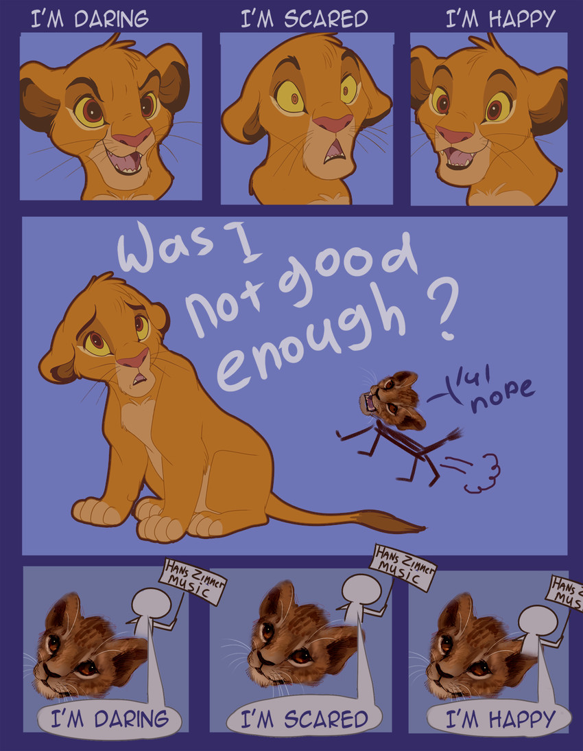 simba (the lion king (2019) and etc) created by black kitty