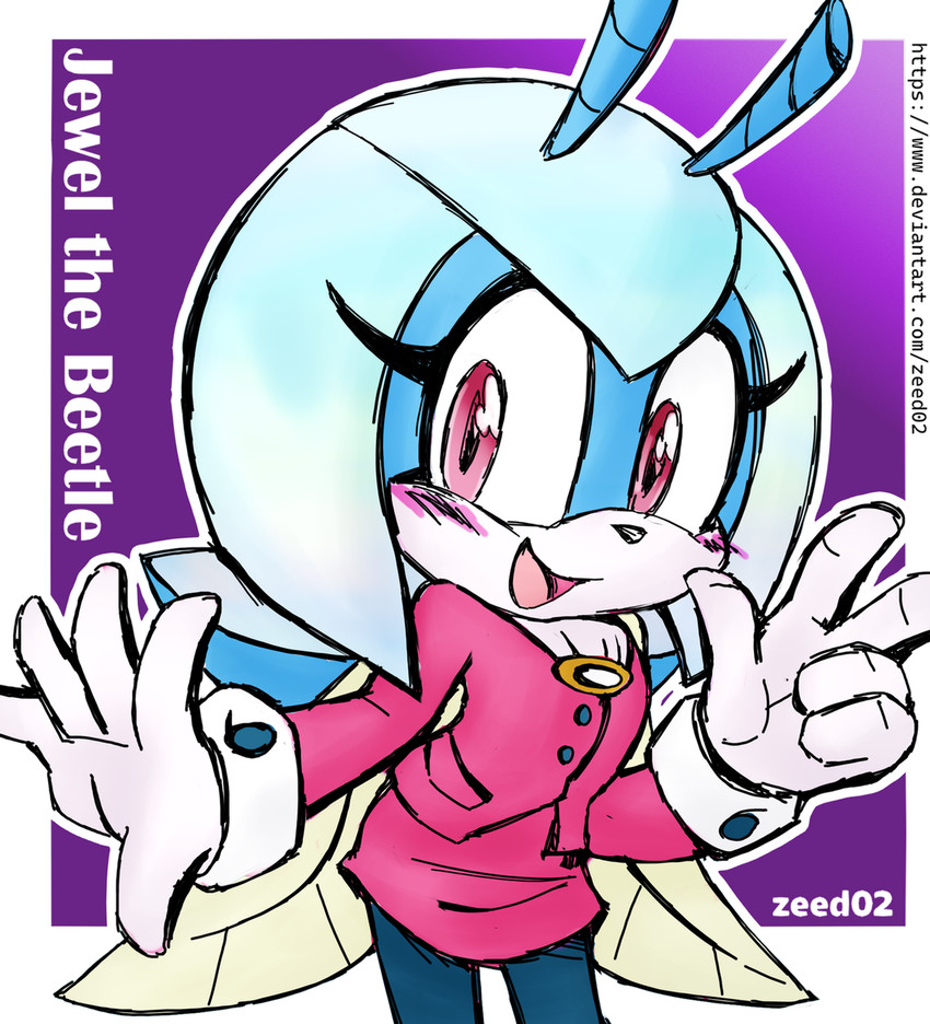 jewel the beetle (sonic the hedgehog (comics) and etc) created by zeed 02