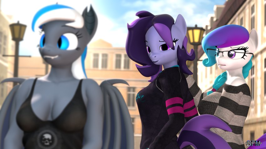 aurora starling, diamond azure, fan character, and raven storm (distracted boyfriend and etc) created by anthroponiessfm