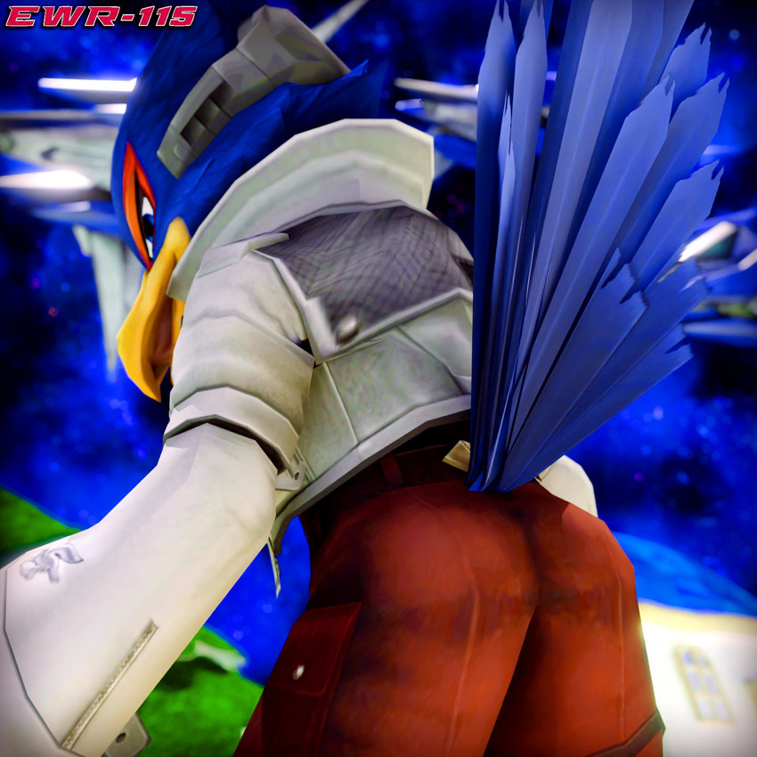 falco lombardi (super smash bros. and etc) created by ewr 115