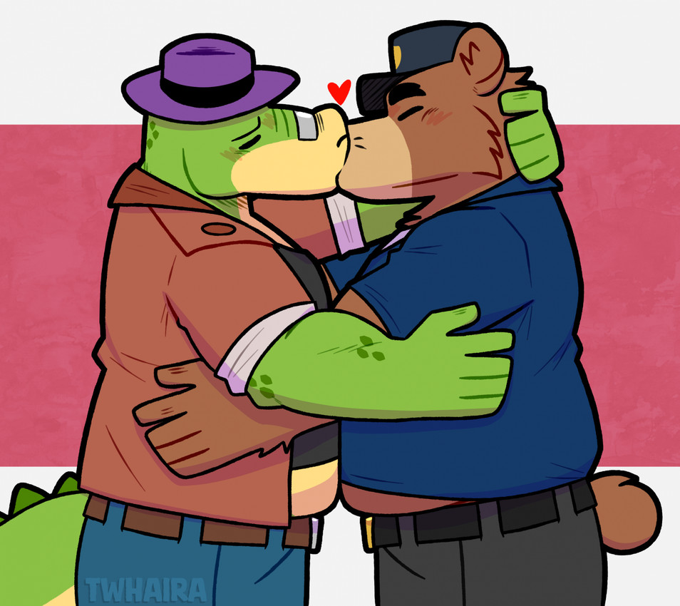 brok and r.j. (brok the investigator and etc) created by haira