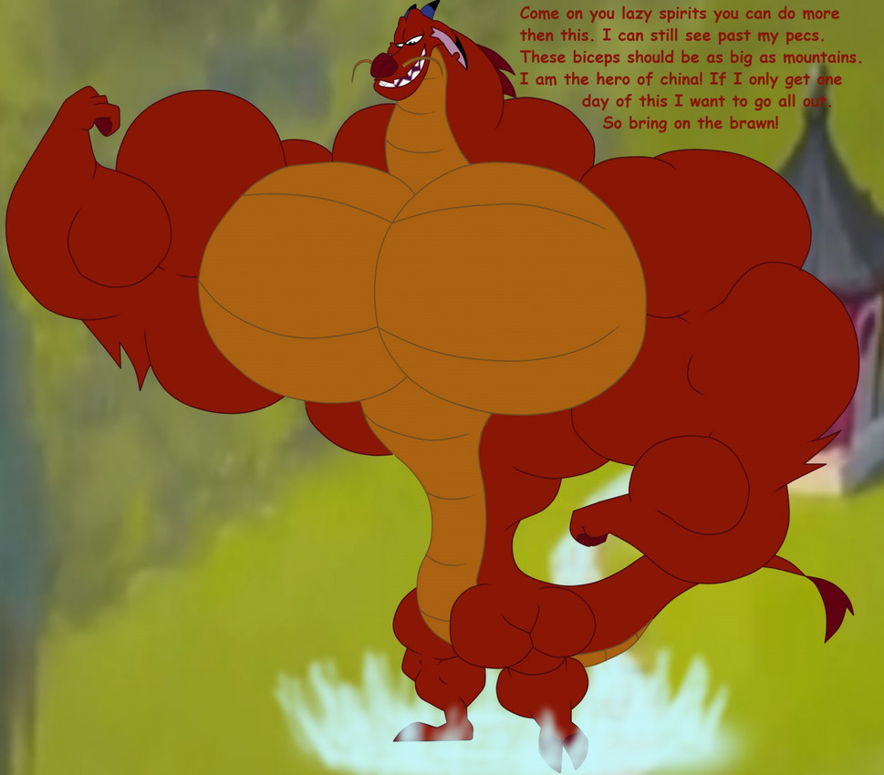 mushu (east asian mythology and etc) created by wish-granter
