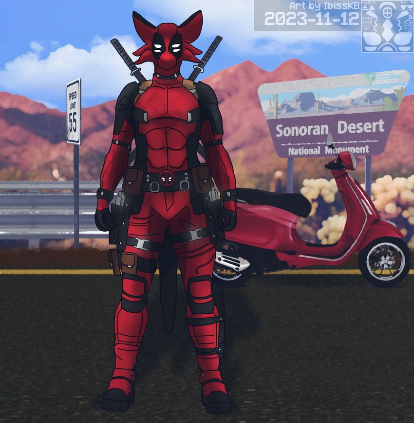 deadpool and ibiss (marvel) created by ibisskb