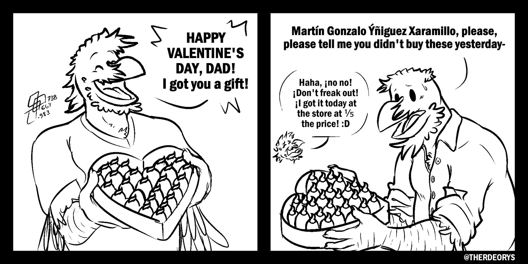 gonzalo and hernan created by cerdeorhys