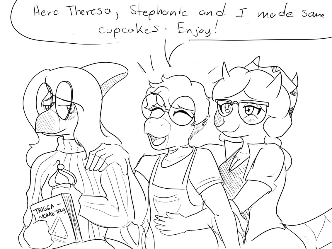 sage, stephanie, and theresa (goodbye volcano high and etc) created by arsenic iii