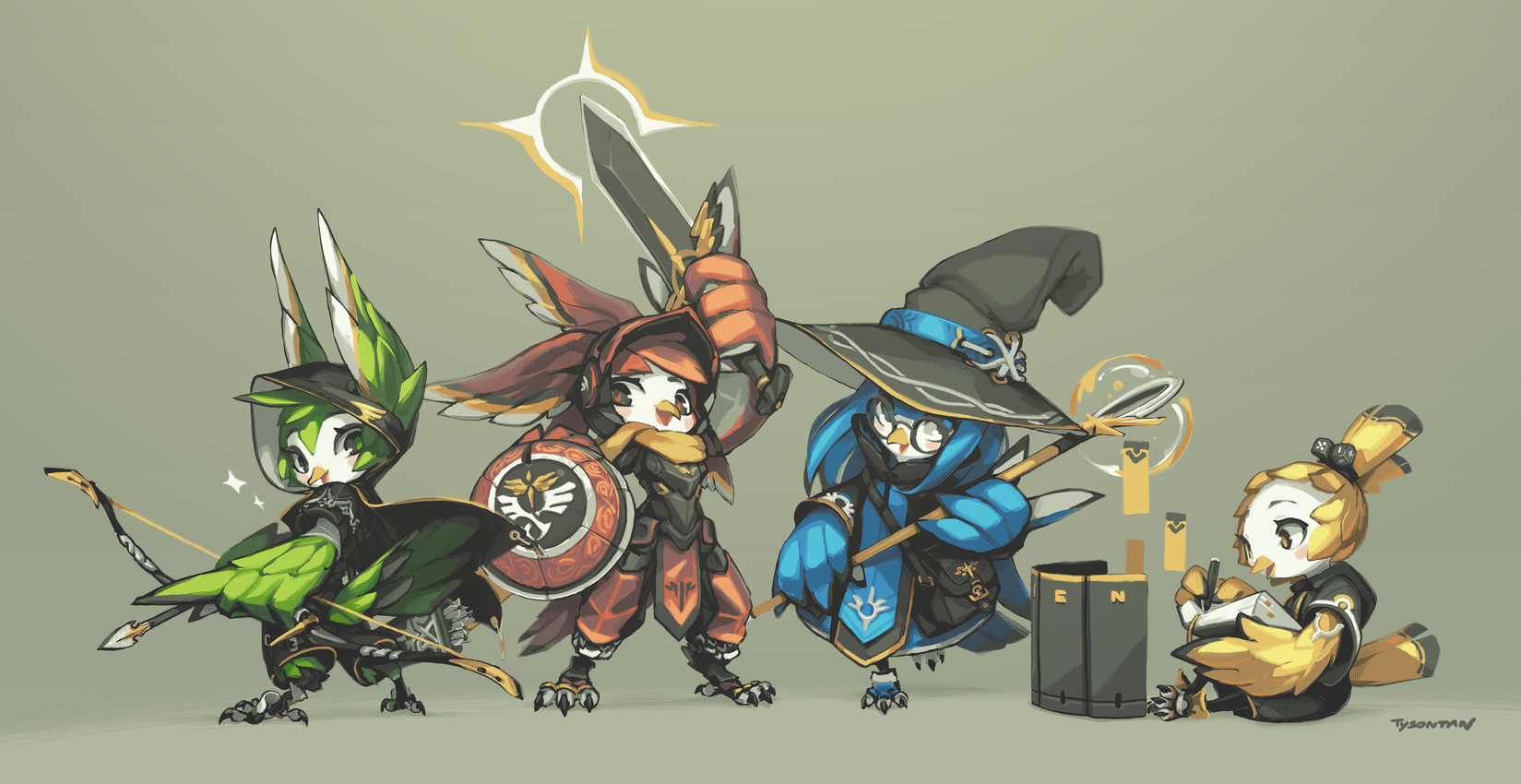 dungeons and dragons and etc created by tyson tan