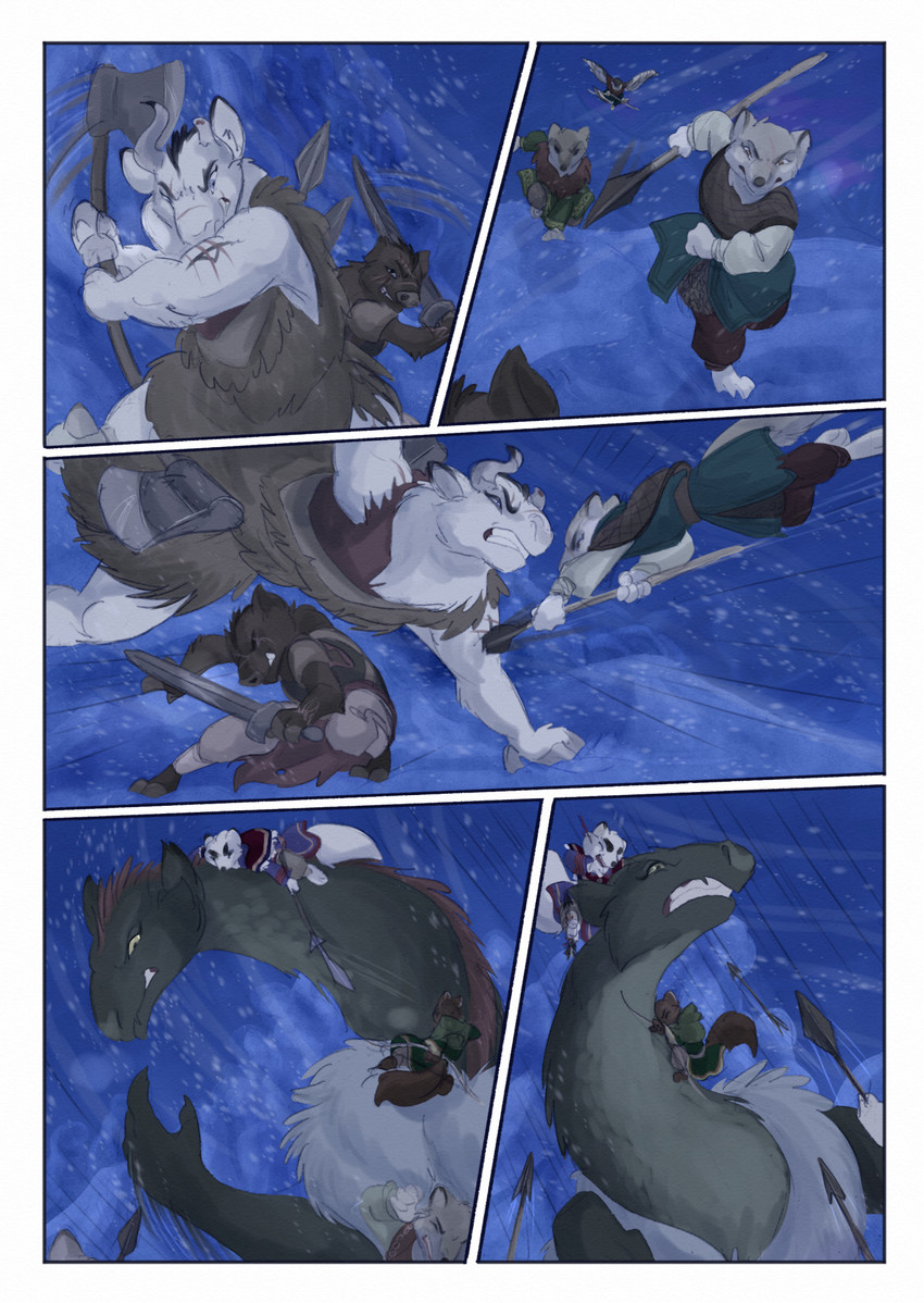 herja, shirin, the weapon thief, and unni (mythology) created by bjekkergauken