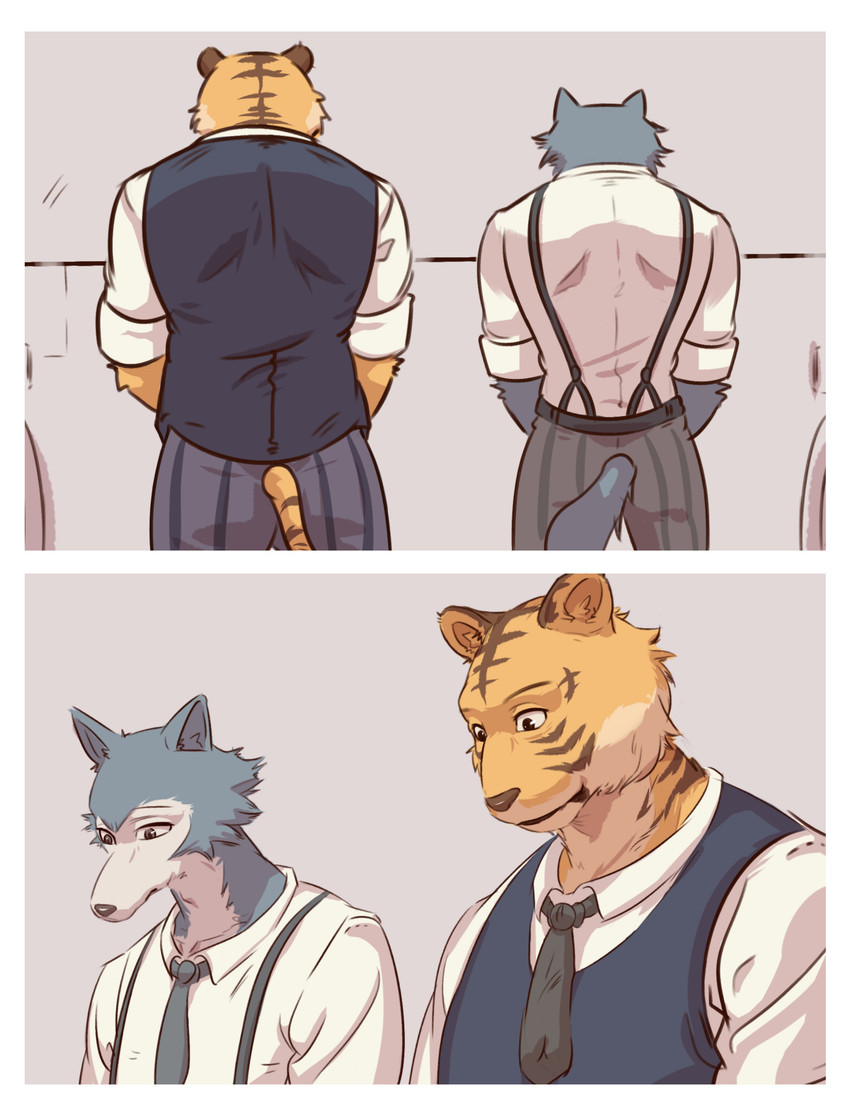bill and legoshi (beastars) created by sadness hao