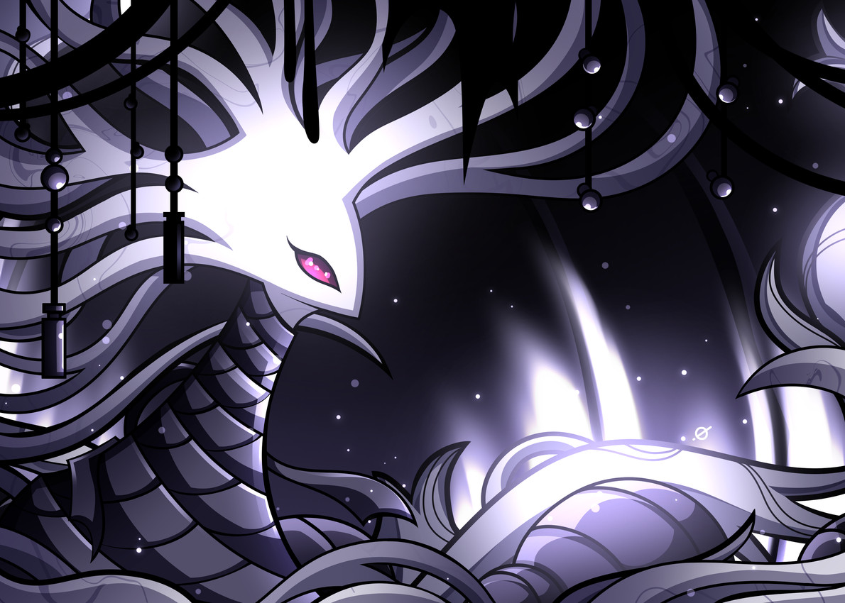 white lady (hollow knight and etc) created by sharx0n