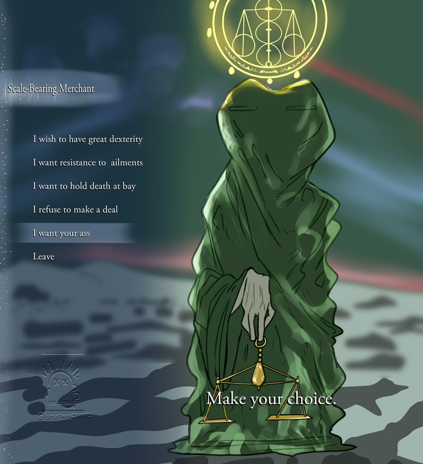 libra creature of night (elden ring nightreign) created by drstrangeluvve