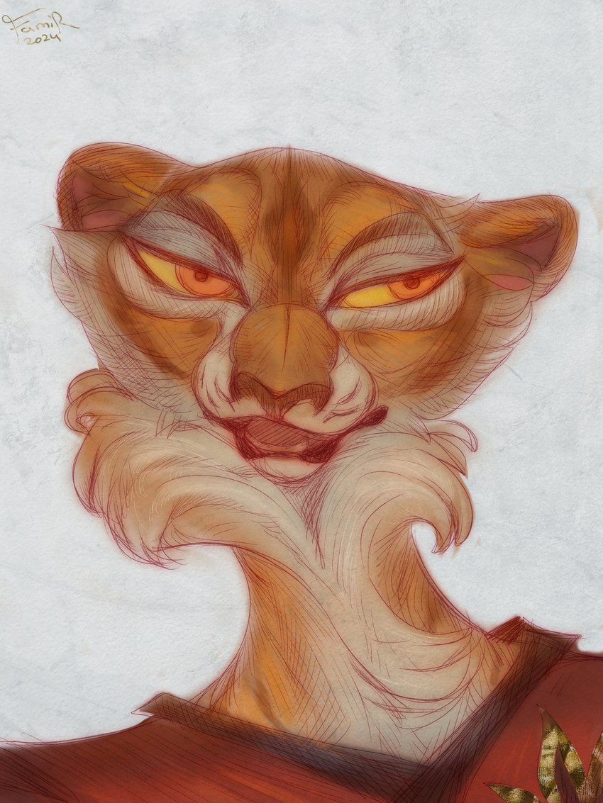 master tigress (kung fu panda and etc) created by famir