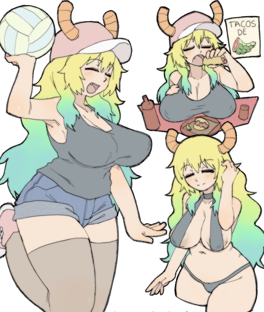 quetzalcoatl (miss kobayashi's dragon maid) created by pantsu-ripper