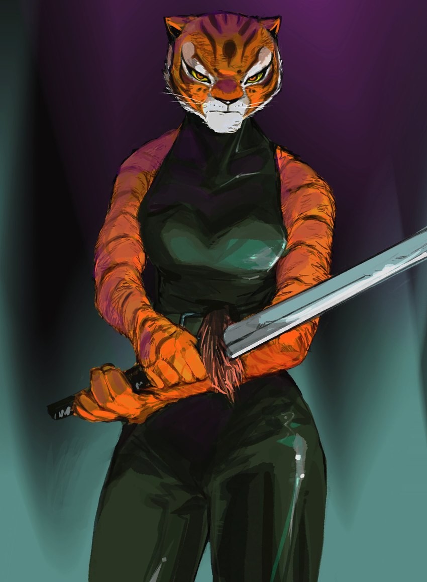 maki zenin and master tigress (jujutsu kaisen and etc) created by broccoli (artist)
