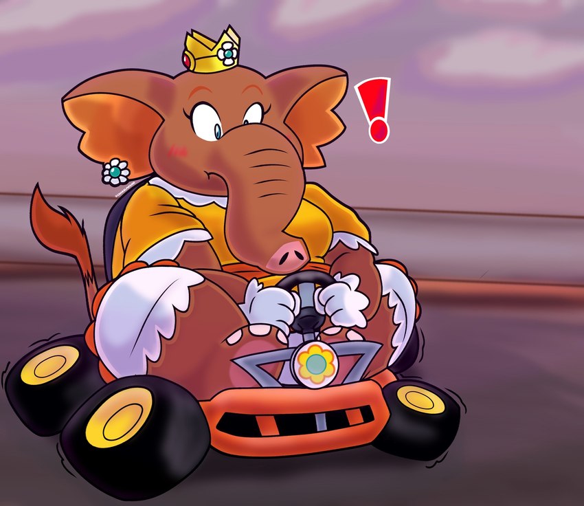 elephant daisy (mario kart world and etc) created by chaosimp2006
