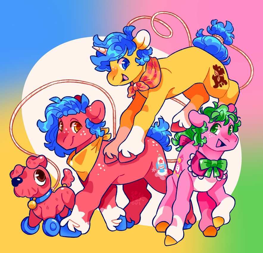 fan character, rocket puff, tippy paws, and widdle waddle (my little pony and etc) created by cocopudu