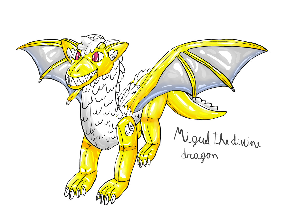 mythology created by miguel the divine dragon