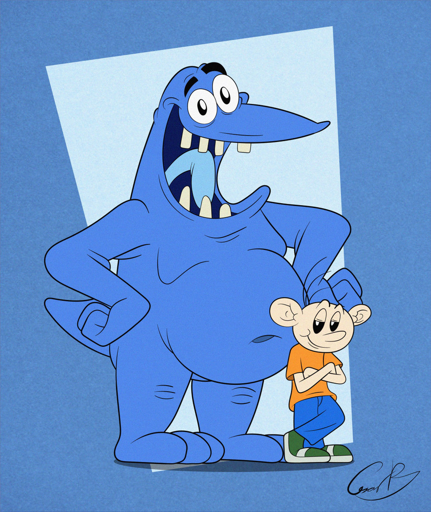 ned flemkin and newton flemkin (ned's newt and etc) created by sar-toons