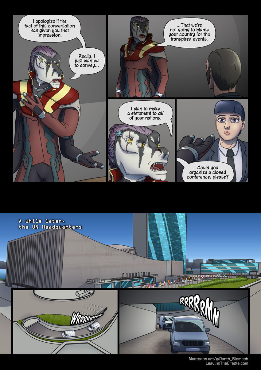 agent iskra and zane htrua sha (leaving the cradle) created by darth biomech