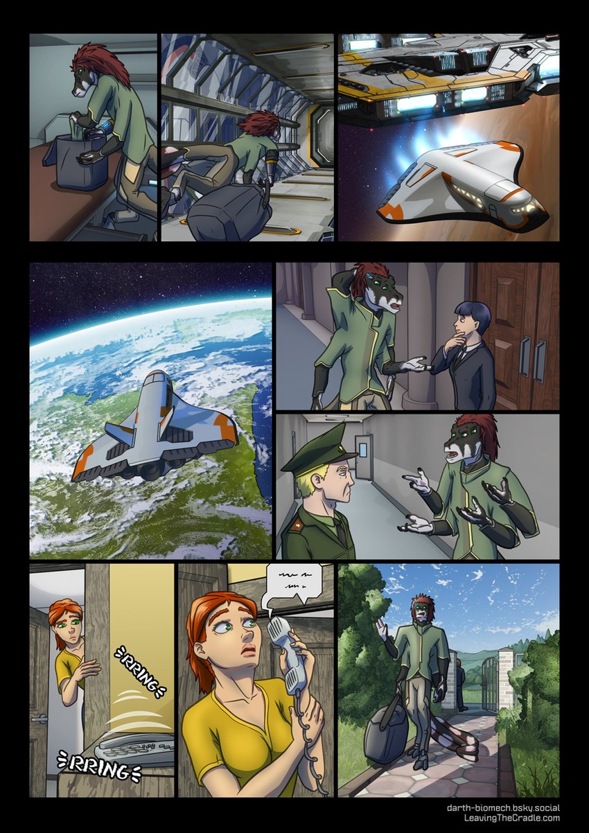 agent iskra, gharr neht ra, major pronin, and val (leaving the cradle) created by darth biomech