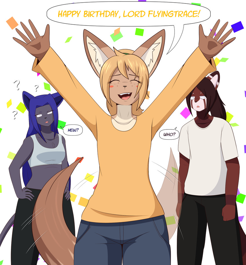 flynn, june, and yazz created by flyingtrace
