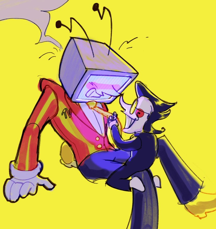 spamton g. spamton and tenna (undertale (series) and etc) created by kospi