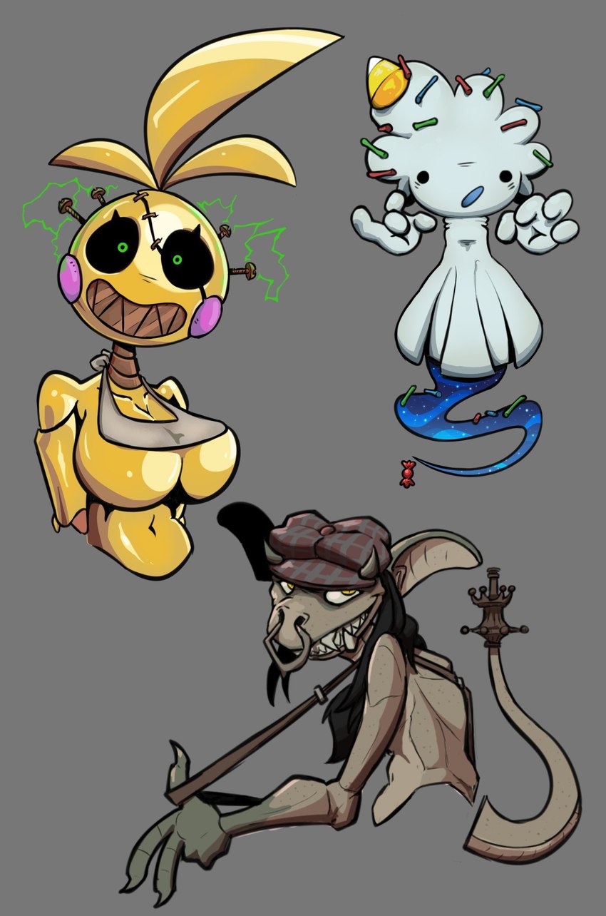 ivy and toy chica (five nights at freddy's 2 and etc) created by bav