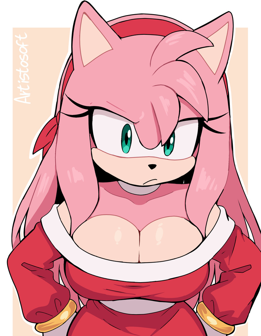 amy rose (sonic the hedgehog (series) and etc) created by artistosoft