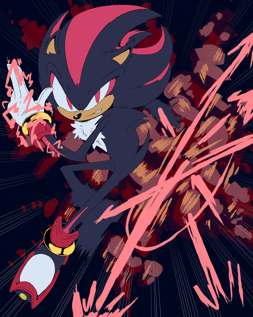 shadow the hedgehog (sonic the hedgehog (series) and etc) created by benbeau