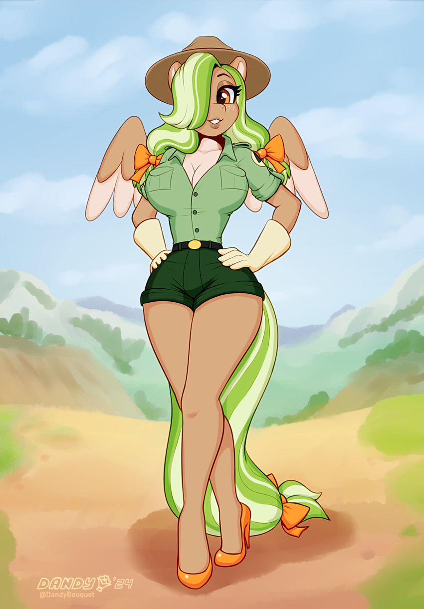 fan character and sylvia evergreen (my little pony and etc) created by dandy (artist)