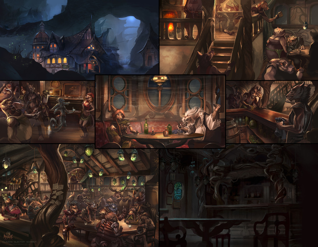 boozer and myre (myre) created by alectorfencer