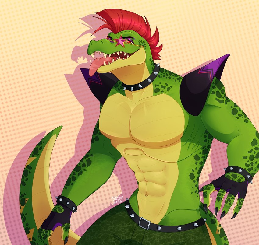 montgomery gator (five nights at freddy's: security breach and etc) created by blazexdx