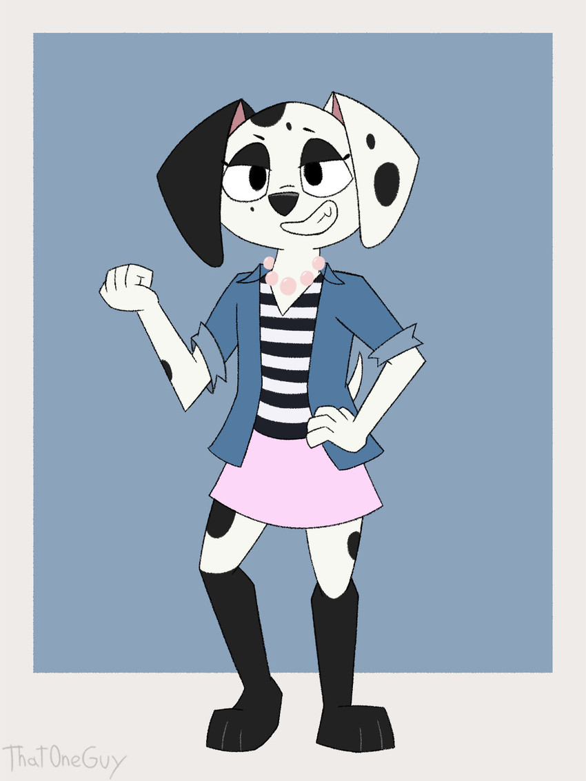 dilly dalmatian and fan character (101 dalmatian street and etc) created by slightlyarousedguy