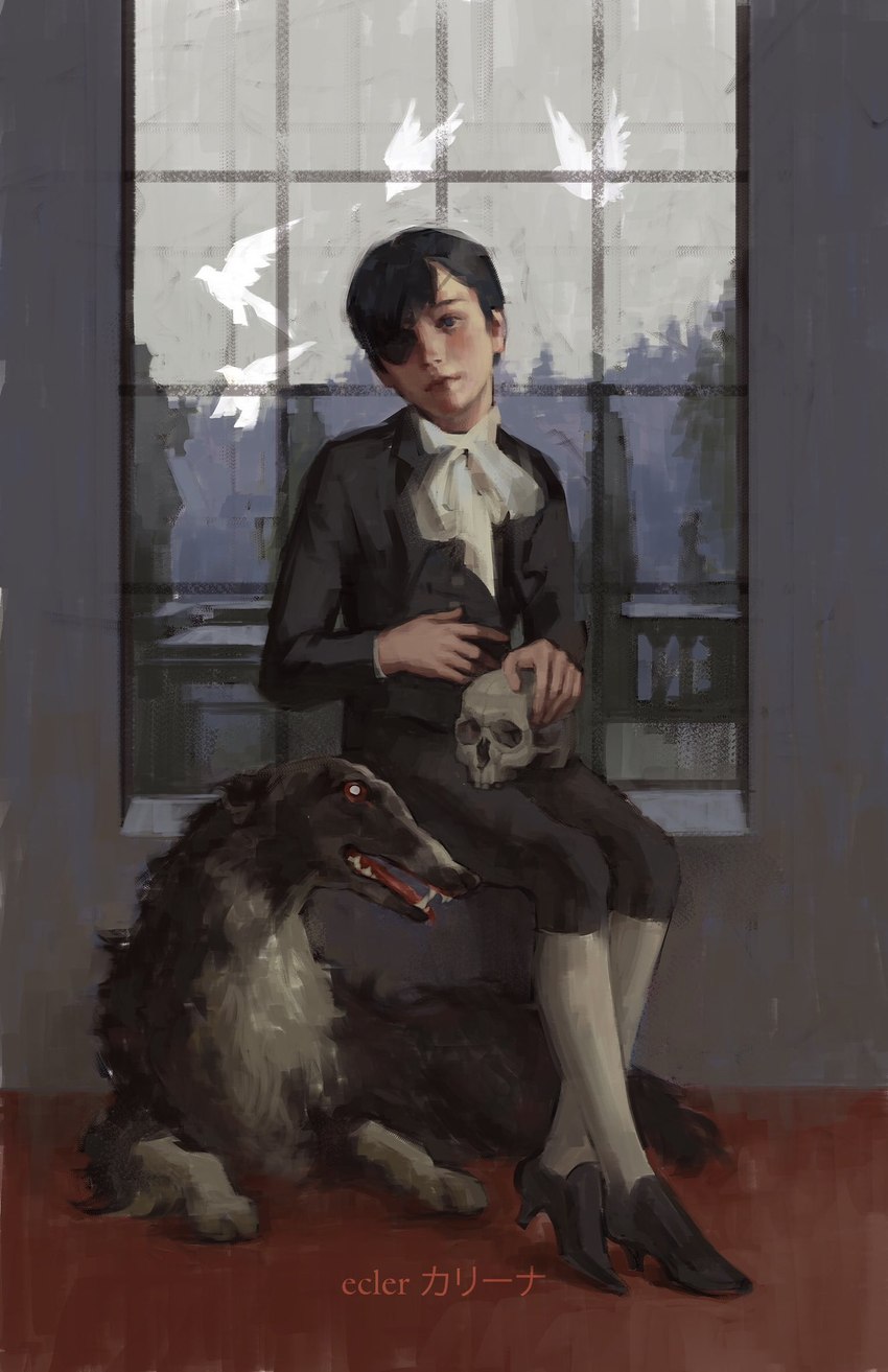 ciel phantomhive and sebastian (black butler) created by ecler ecler