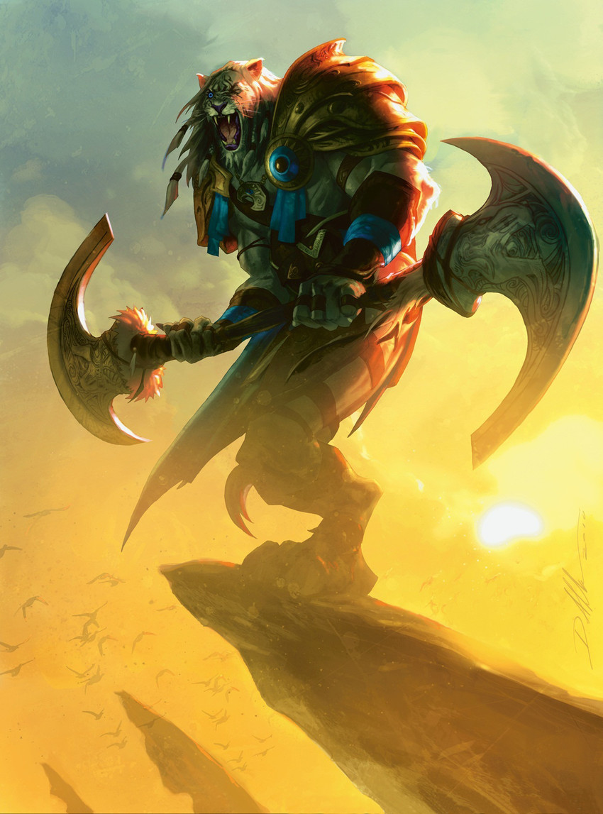 ajani goldmane (magic: the gathering and etc) created by doug alexander gregory